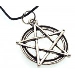 Silver Plated Pentacle Pendant